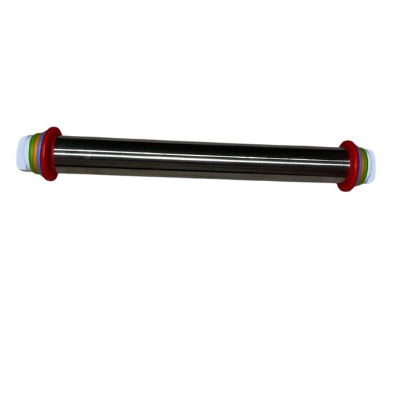 Stainless  steel colorful adjustable rolling pin baking - Picture 1 of 8